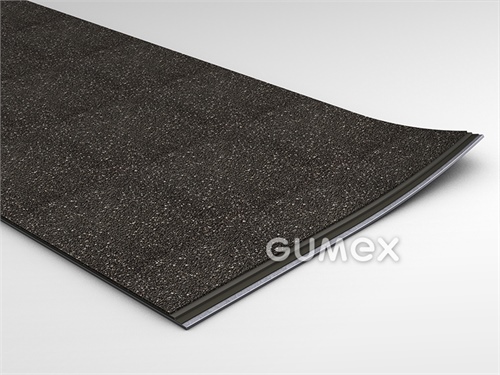 GRABO STOP 20JSK, 2mm, Breite 2000mm, raue Oberfläche, PVC, schwarz, 